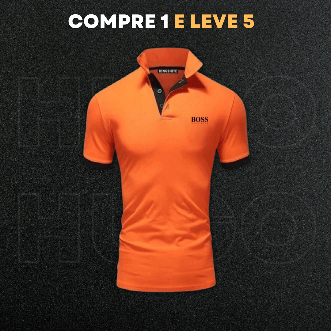 [LIQUIDAÇÃO] Kit 5 Camisetas Boss + BRINDE Cueca Boss
