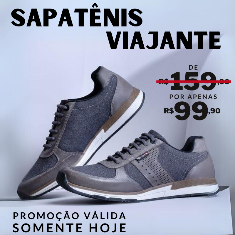 Tênis Viajante - Edição Especial [Promoção Limitada]