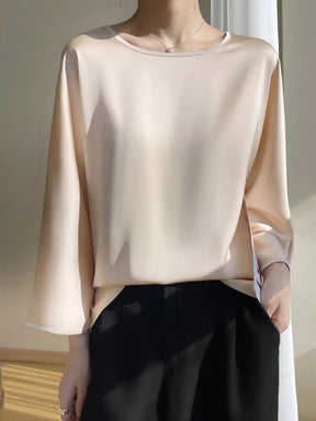 (Compre 1 Leve 5) Blusa Luiza em Cetim - Ideal para o verão