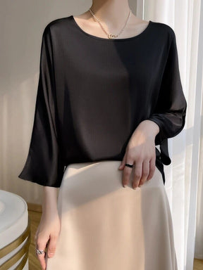 (Compre 1 Leve 5) Blusa Luiza em Cetim - Ideal para o verão