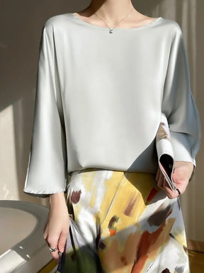 (Compre 1 Leve 5) Blusa Luiza em Cetim - Ideal para o verão