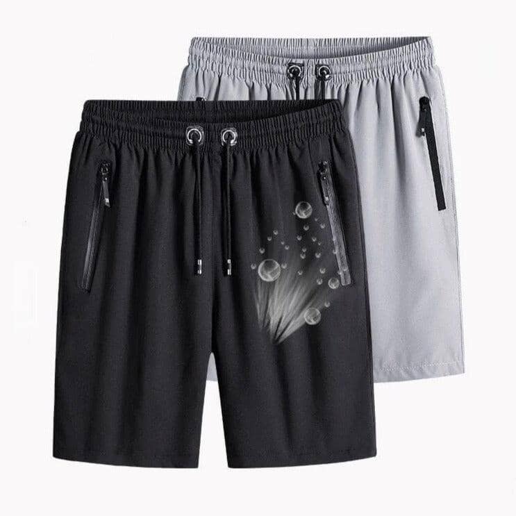 [KIT 5 SHORTS] - UNISSEX - Bermudas Esporte Fino em Seda Gelo
