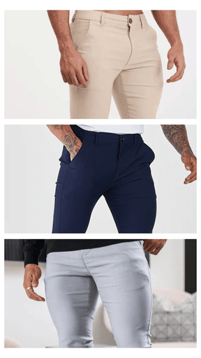 [Pague 2 e leve 3] Kit 3 Calças em Alfaiataria Premium + FRETE GRÁTIS