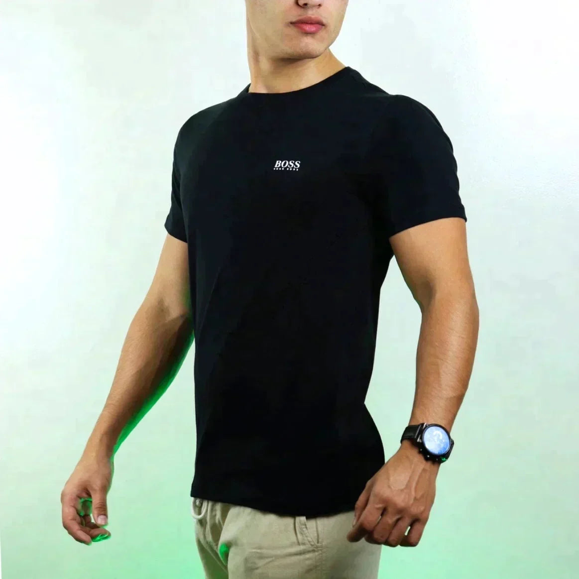 Kit 5 Camisetas Boss + Relógio - PROMOÇÃO IMPERDÍVEL