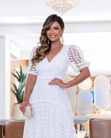 Vestido Helena + Brinde Kit de 5 Batons